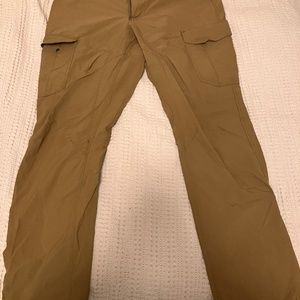 Kuhl 34W x 32L Tan Silencr Kargo Pants Tapered Fit